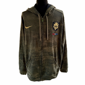 RARE NIKE Manny Pacquiao Black Size XXL Hoodie Jacket PacMan Therma Fit